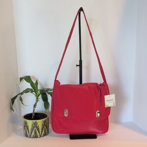 NWT Red  Mycra Pac Soft Bag - Turnlock Closure